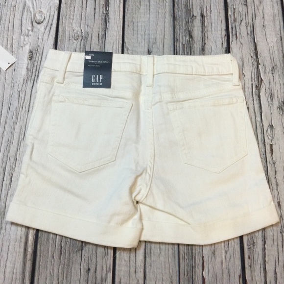 Gap Girls 8 Dolphin Shirt & White Denim Shorts - Picture 6 of 7